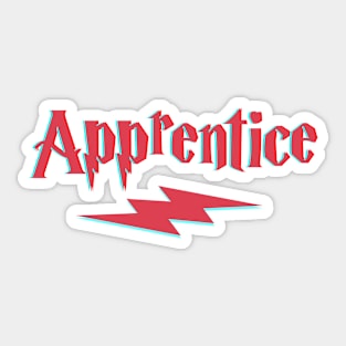 Apprentice - Electrician humour Sticker